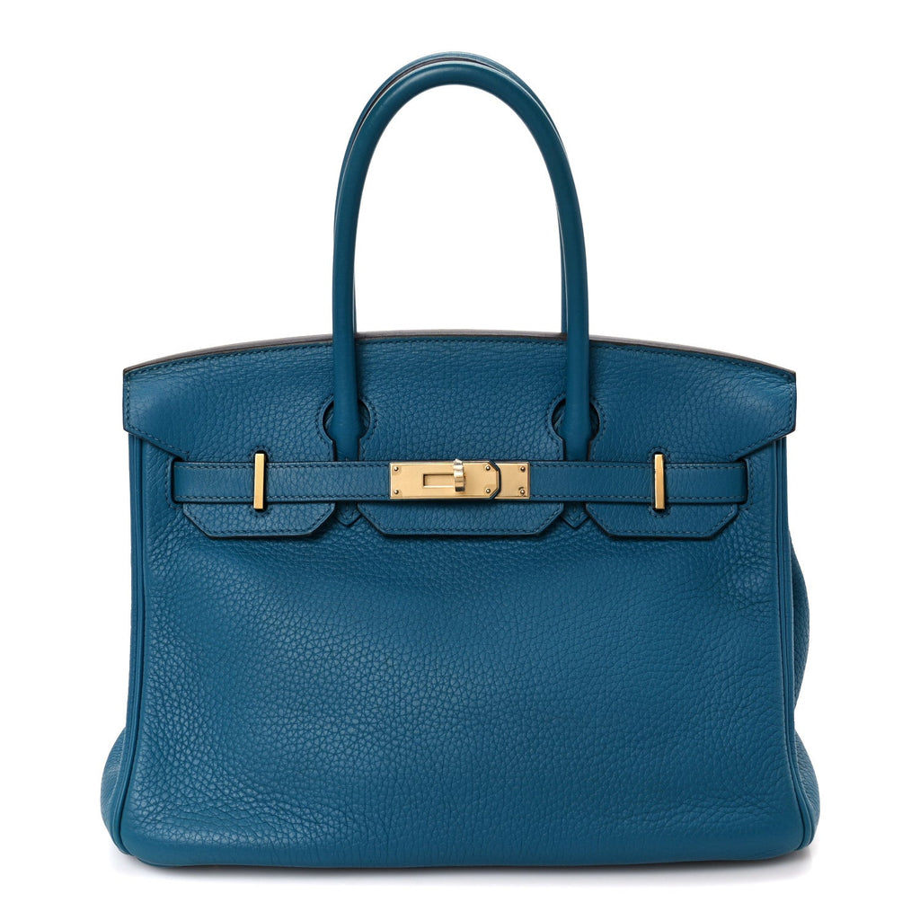 Togo Birkin 30 Bleu Izmir