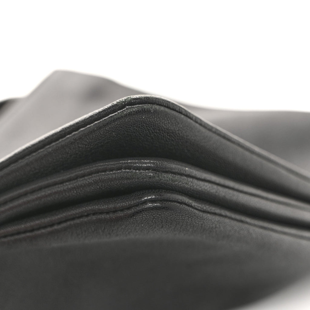 Lambskin Large Trio Crossbody Bag Black