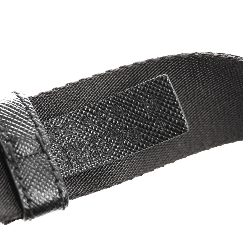 Re-Nylon Belt With Square Pouch Black