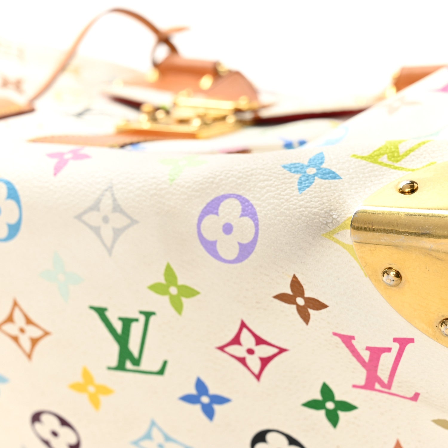 Monogram Multicolor Speedy 30 White