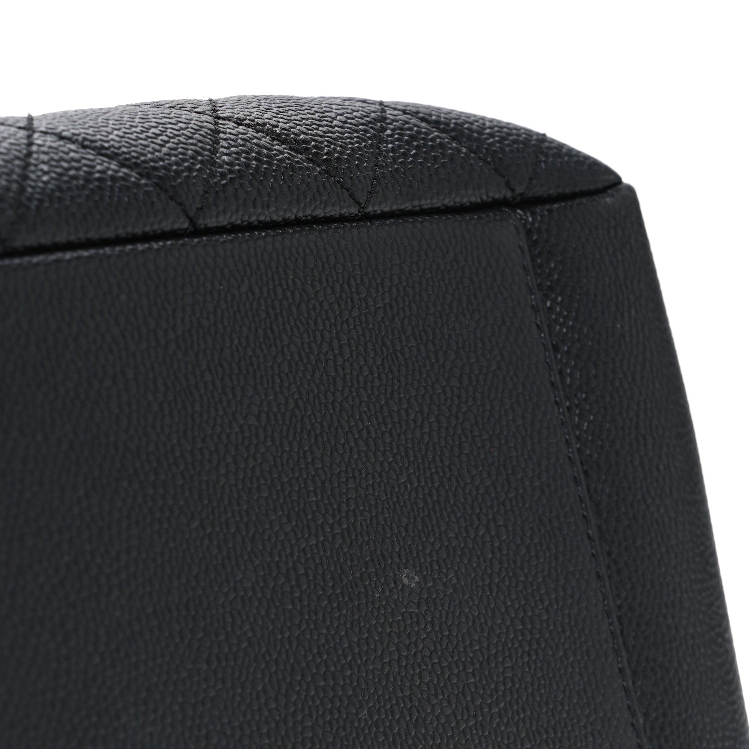 Caviar Quilted Grand Shopping Tote GST Black