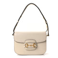 Azalea Calfskin Horsebit 1955 Shoulder Bag Mystic White