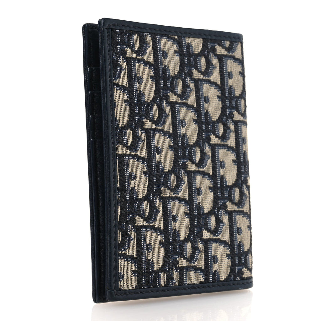 Oblique 30 Montaigne Passport Holder Blue