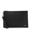 Calfskin Horsebit 1955 Wristlet Pouch Black