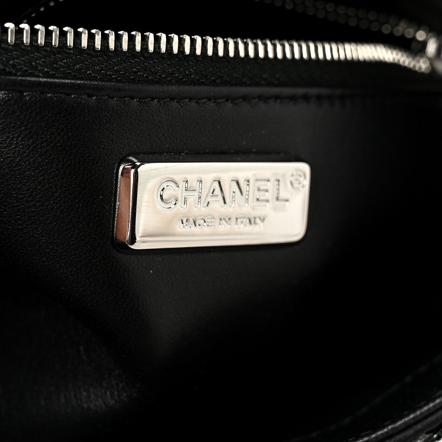 Sequin Quilted Small Single Flap Silver Black