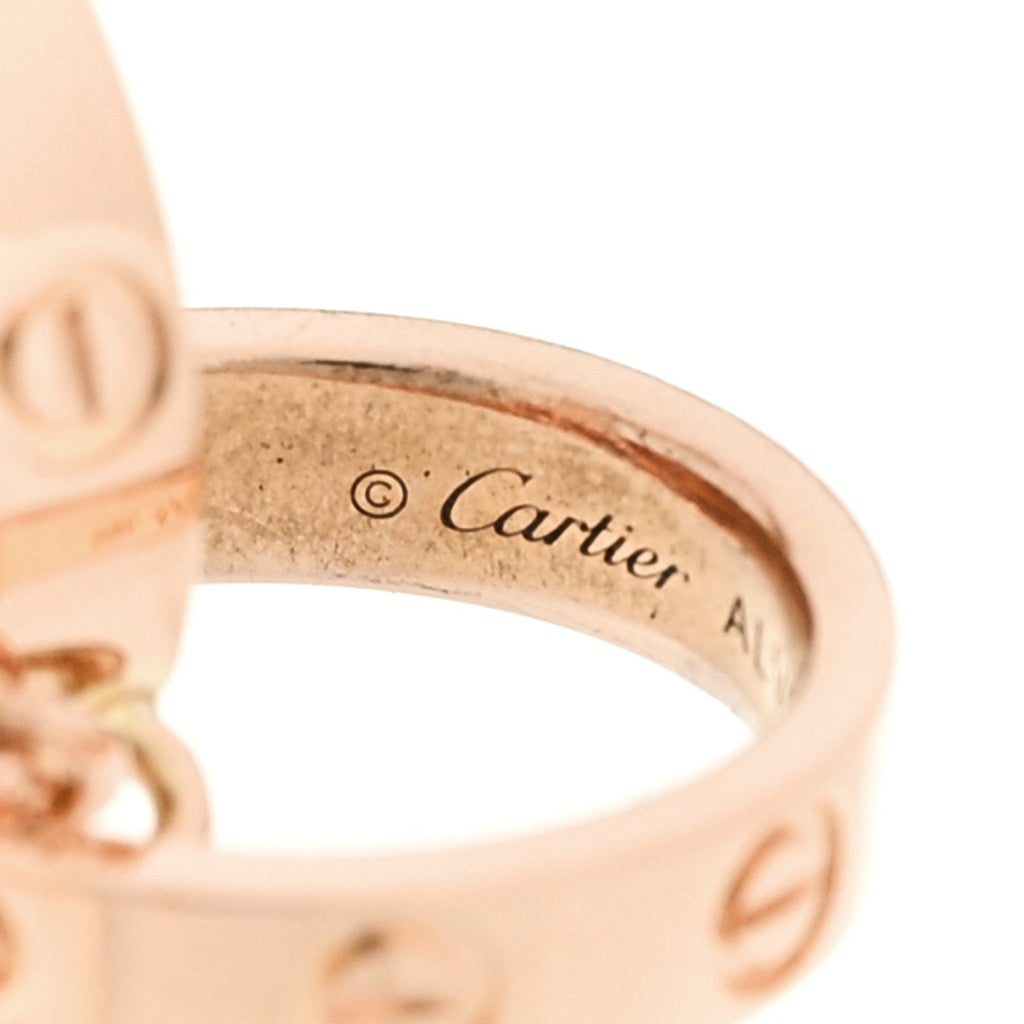 18K Rose Gold Interlocking LOVE Bracelet