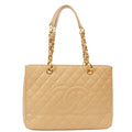 Chanel Tote Grand Shopping Tote in Neutral, Leather