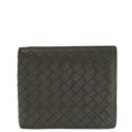 Bottega Veneta Wallet Bi-Fold Wallet in Black, Intrecciato Nappa