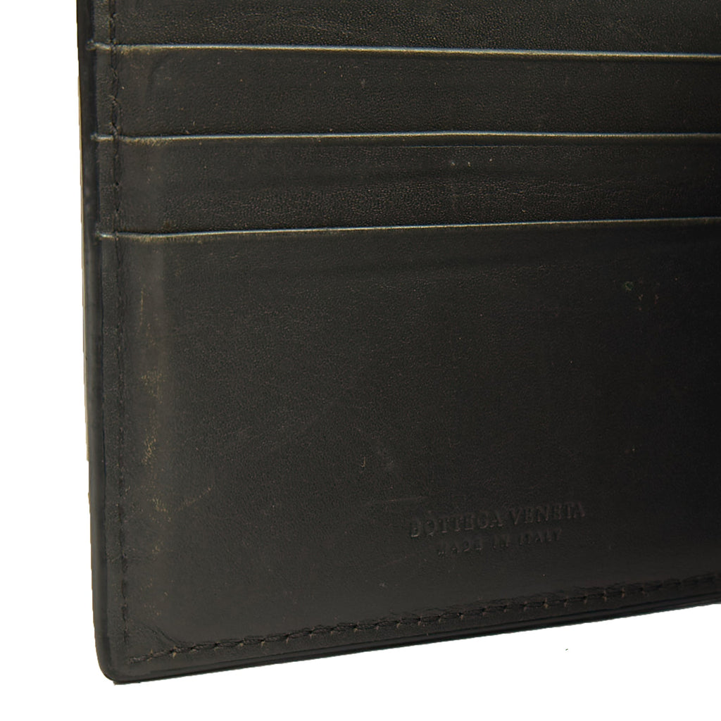 Bottega Veneta Wallet Bi-Fold Wallet in Black, Intrecciato Nappa