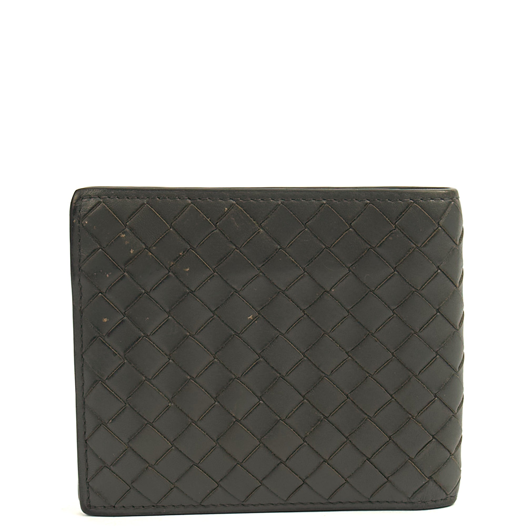 Bottega Veneta Wallet Bi-Fold Wallet in Black, Intrecciato Nappa