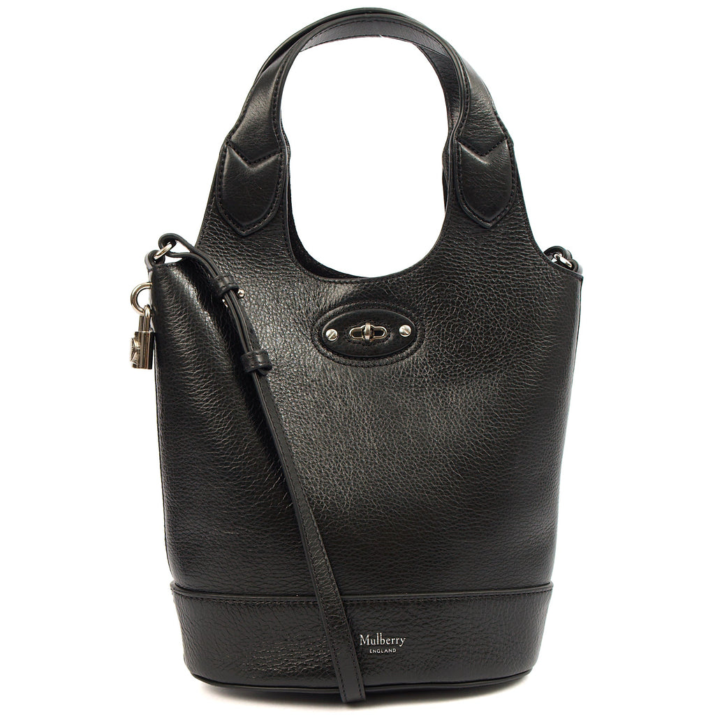 Mulberry Bucket Bag Lily - Tote  in Black, Crinkle Patent