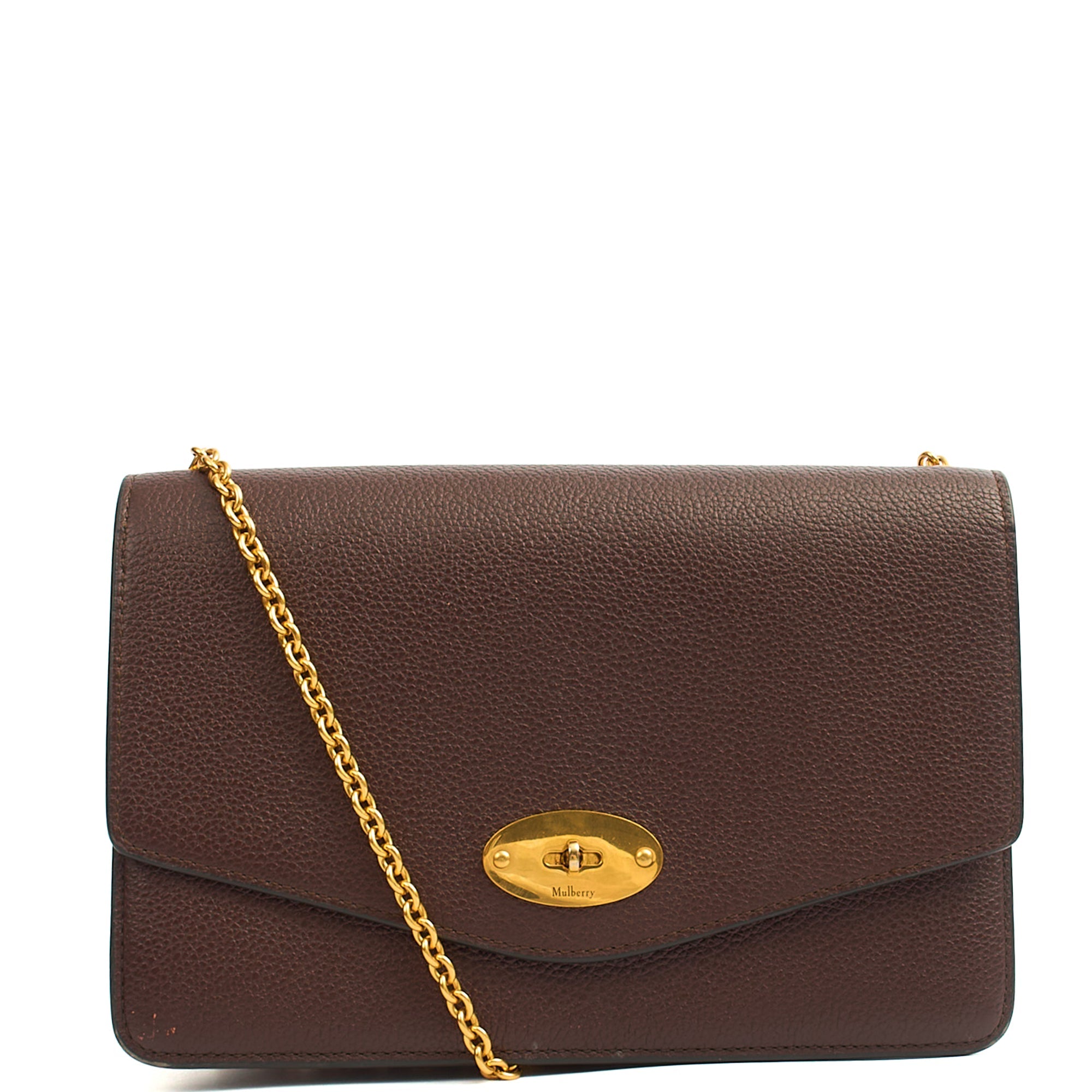 Mulberry Cross Body Darley in Oxblood, Calfskin Leather