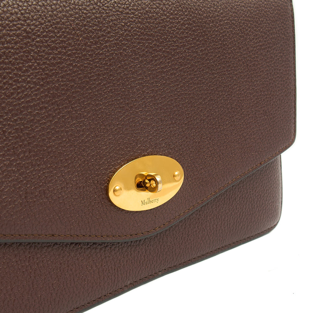 Mulberry Cross Body Darley in Oxblood, Calfskin Leather