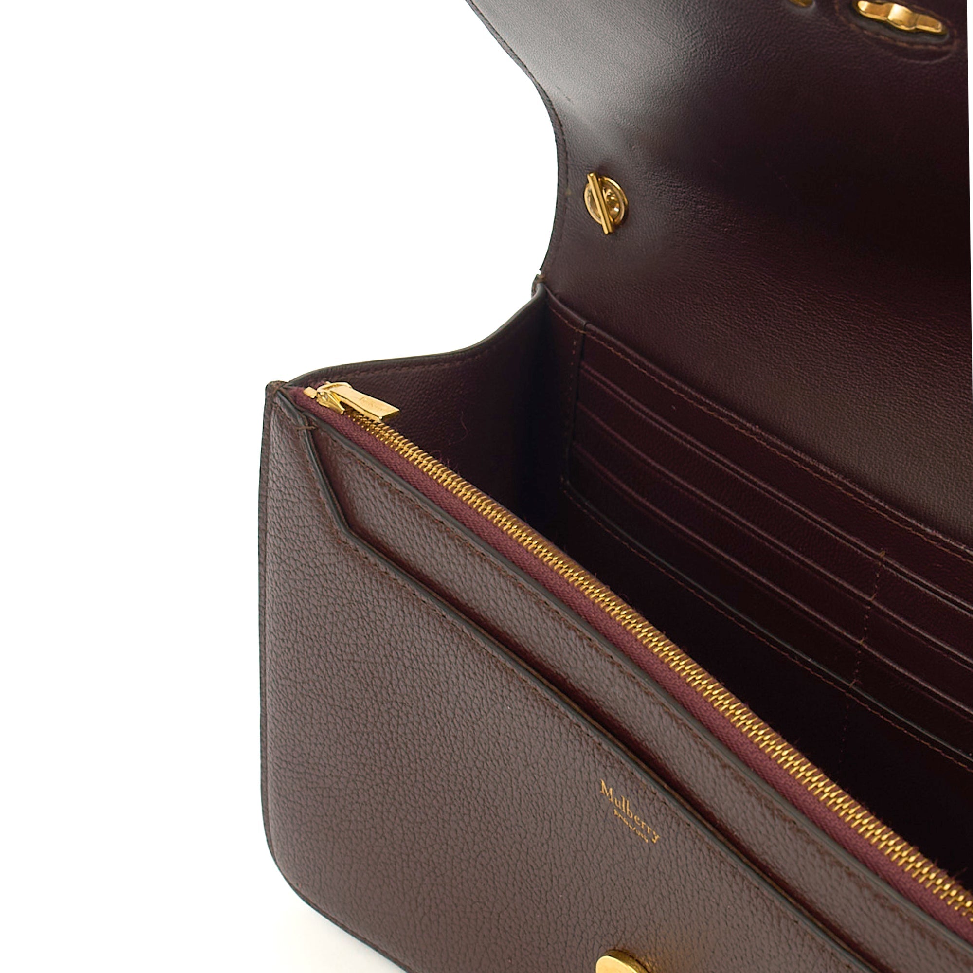 Mulberry Cross Body Darley in Oxblood, Calfskin Leather