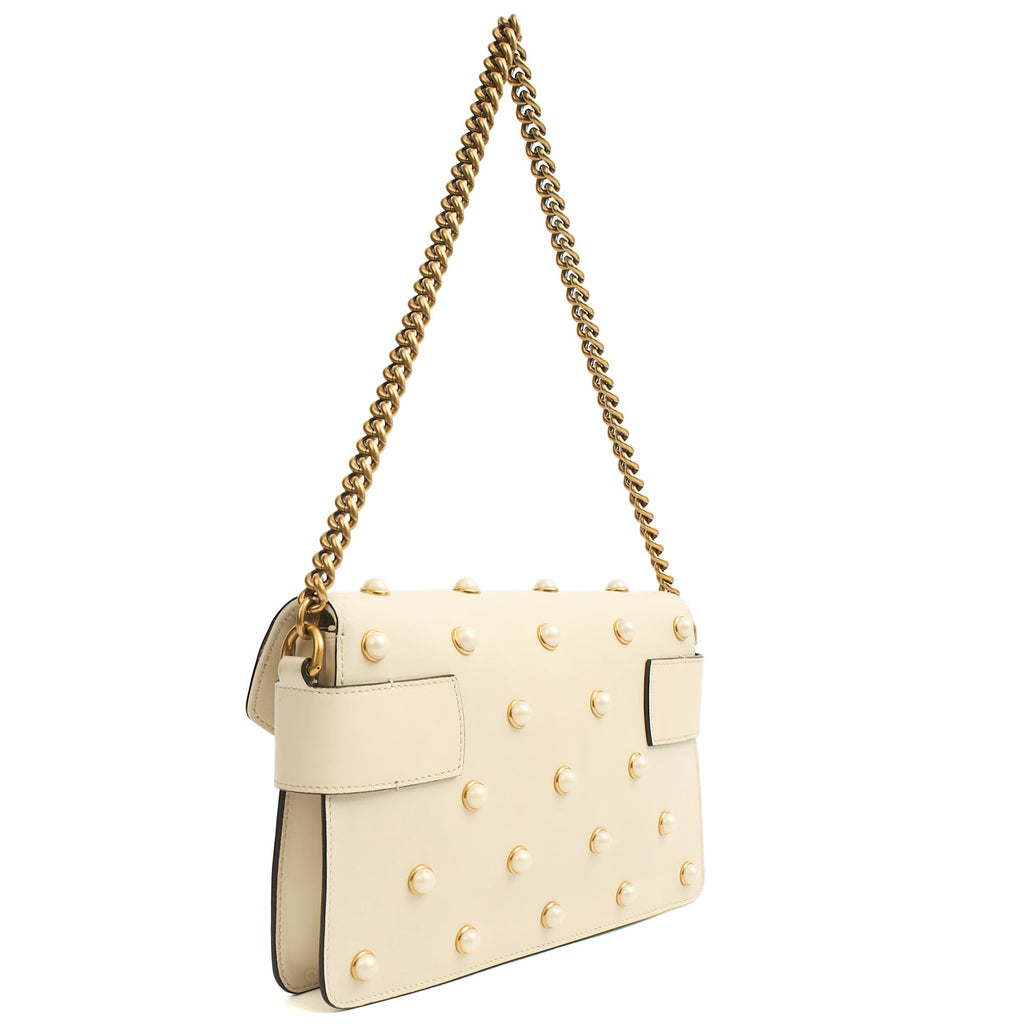 Gucci Cross Body Queen Margaret in Cream, Leather