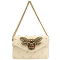 Gucci Cross Body Queen Margaret in Cream, Leather