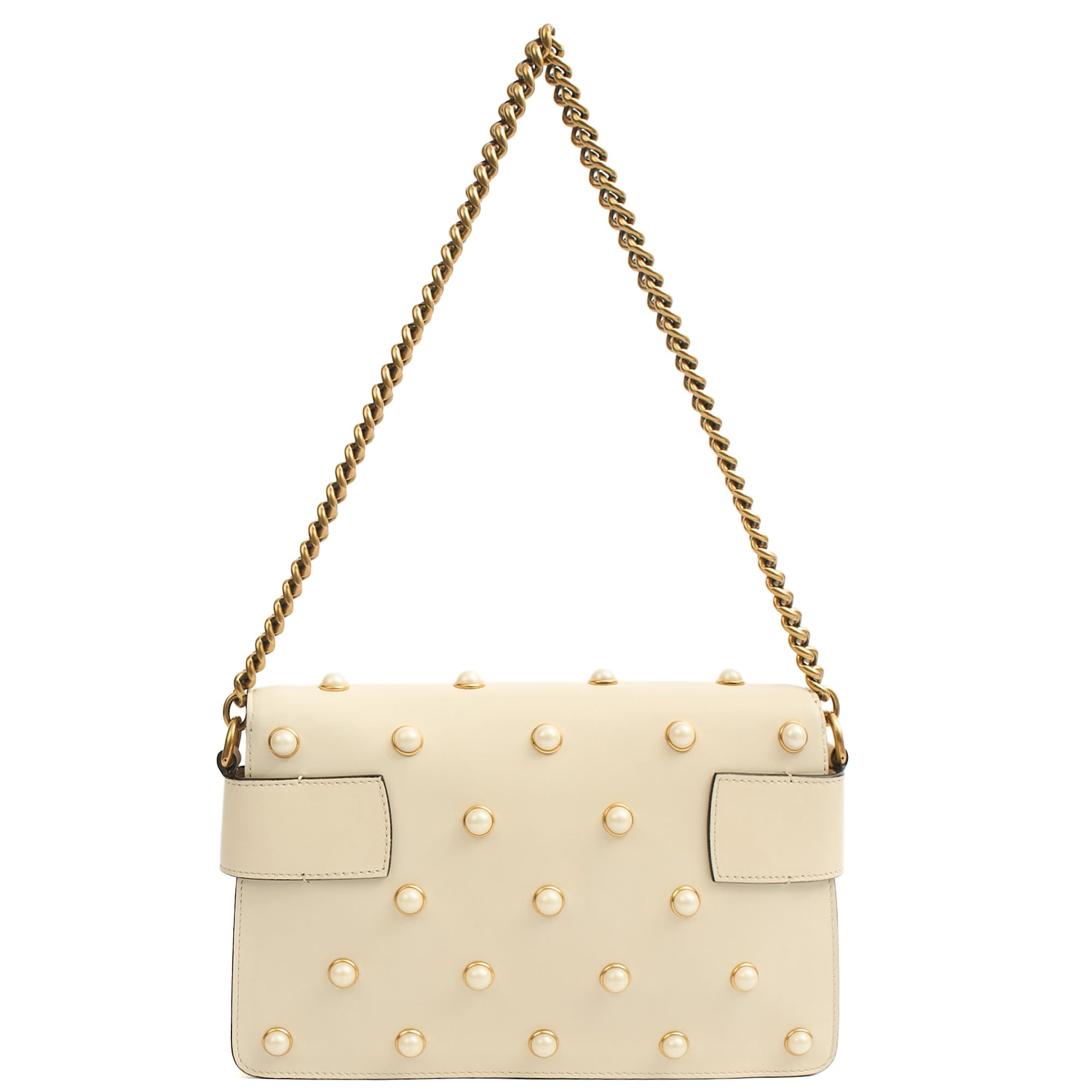 Gucci Cross Body Queen Margaret in Cream, Leather