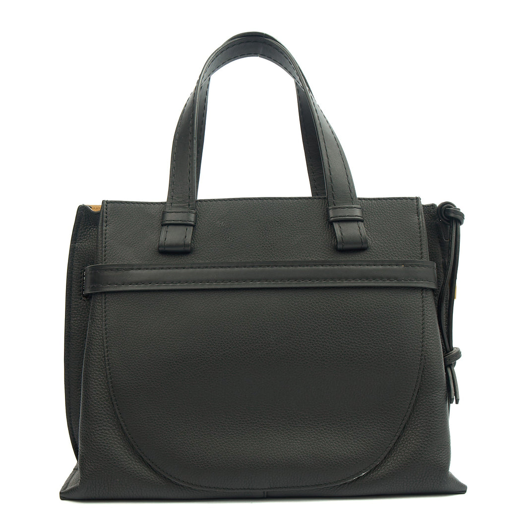 Loewe Tote Gate - Small in Black, Leather