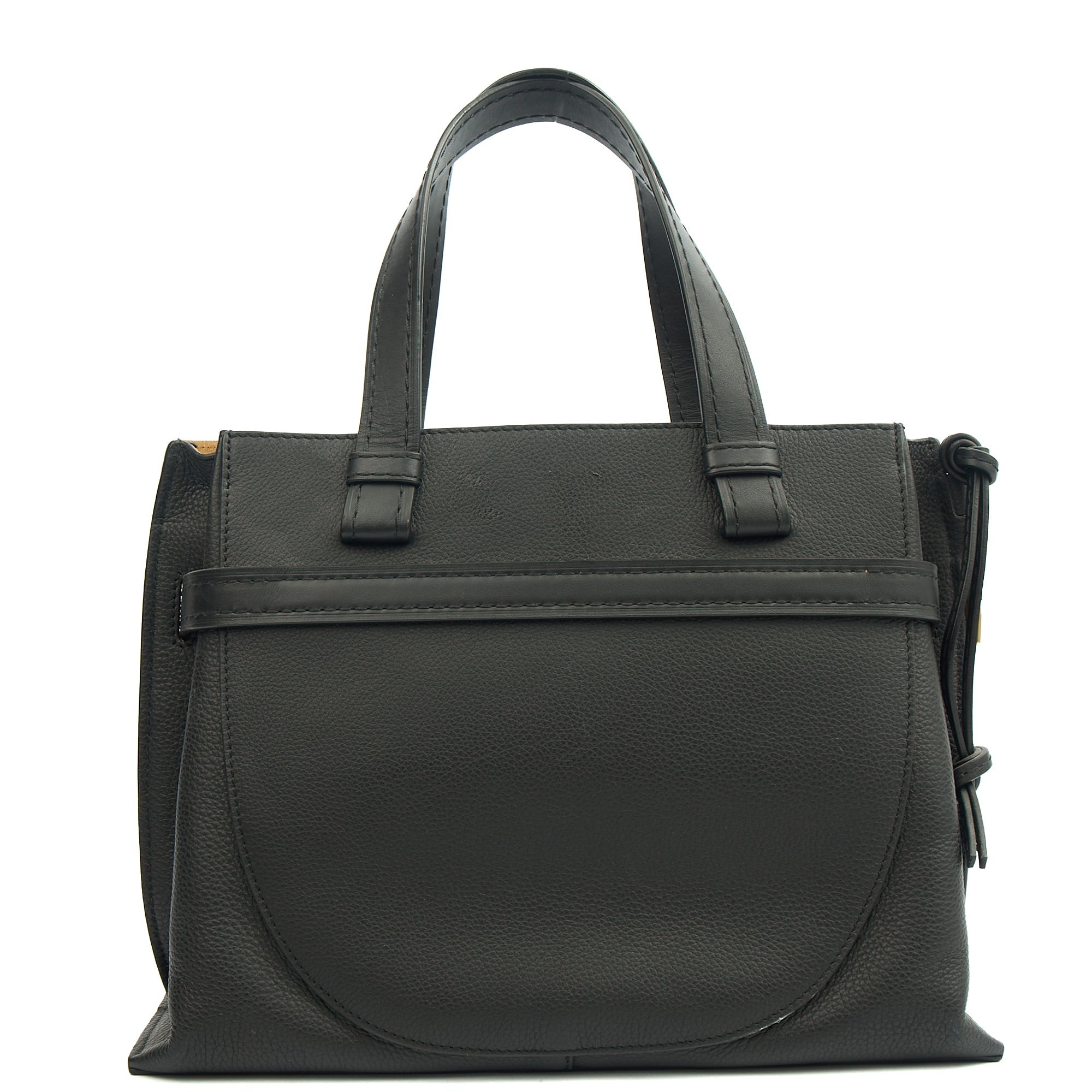 Loewe Tote Gate - Small in Black, Leather