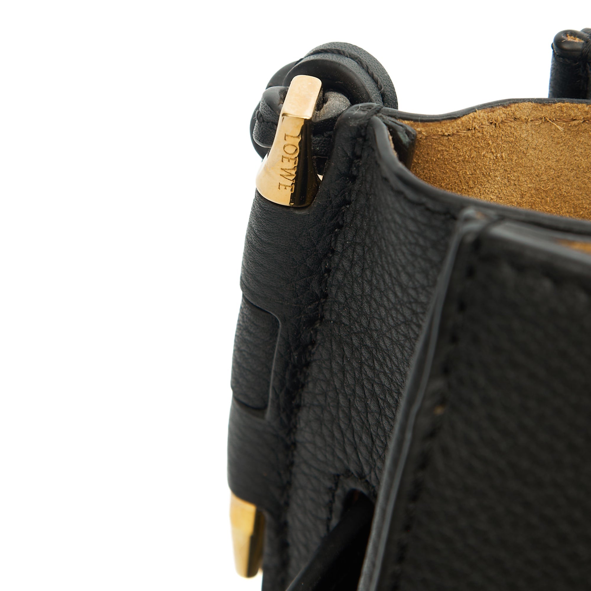 Loewe Tote Gate - Small in Black, Leather