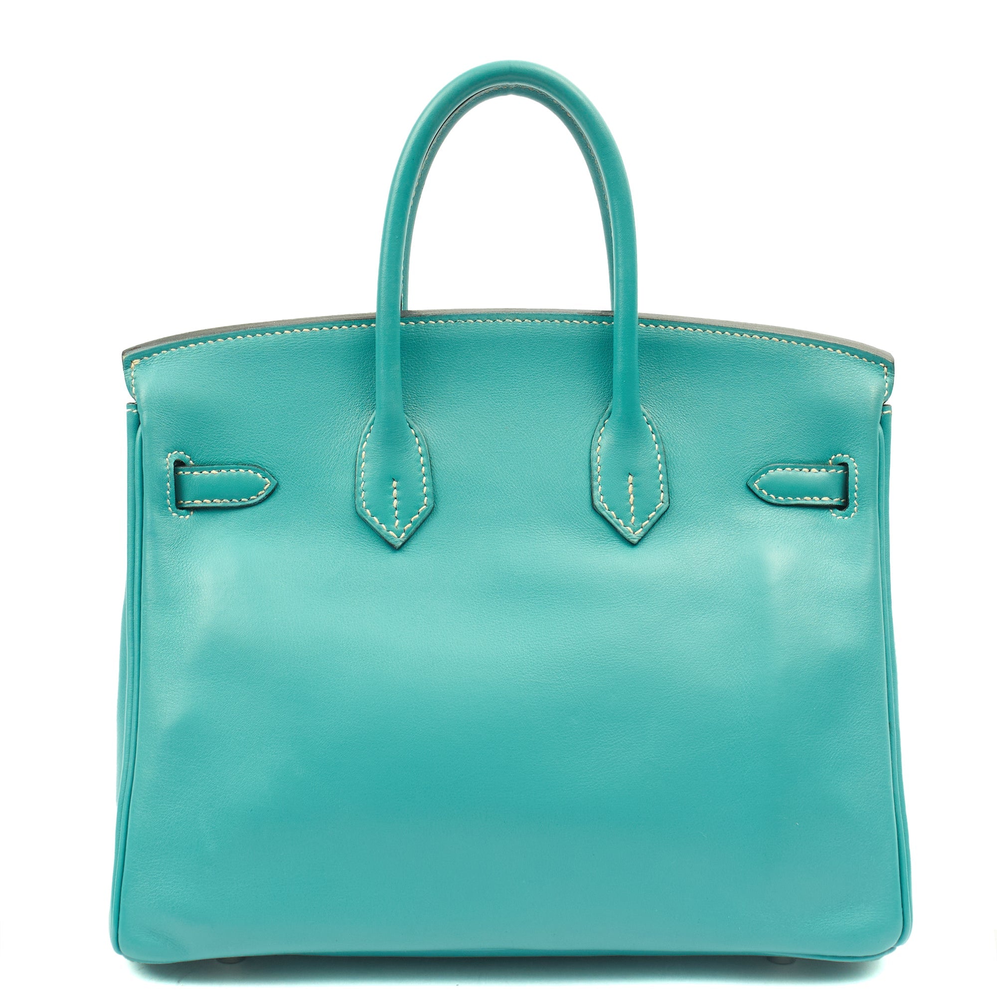 Hermes Tote Birkin 25 in Bleu Jean, Swift (Gulli35) Leather