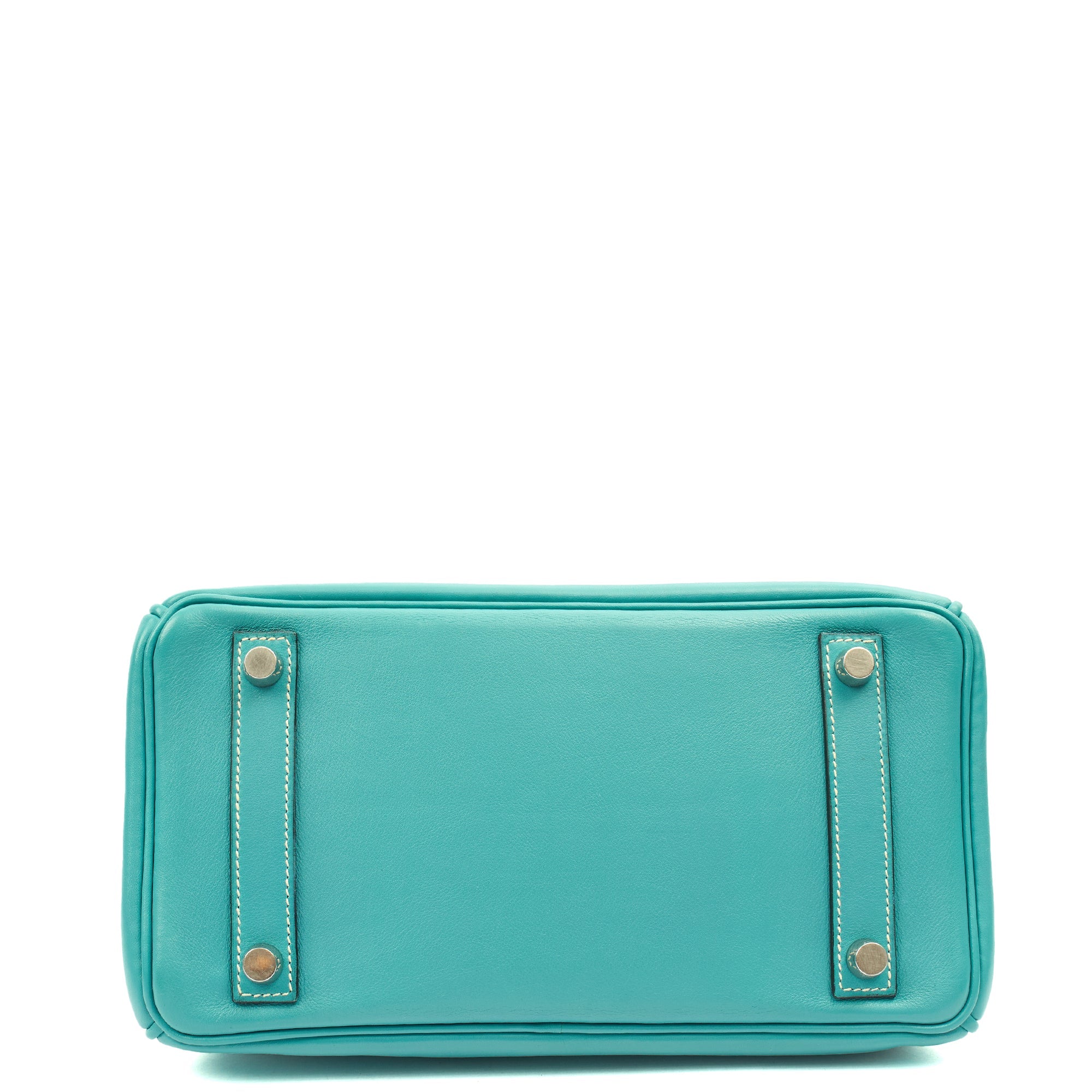 Hermes Tote Birkin 25 in Bleu Jean, Swift (Gulli35) Leather