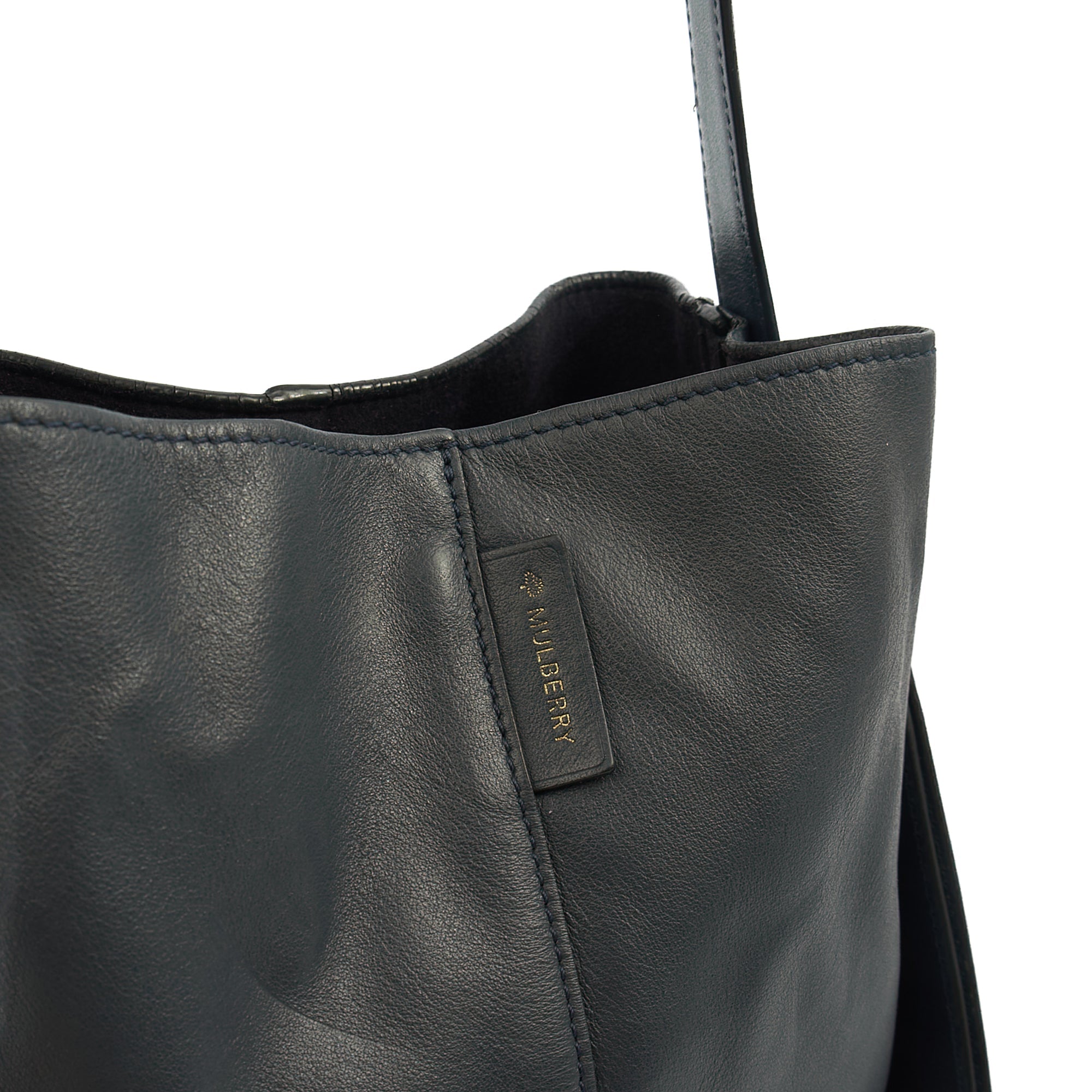 Mulberry Shoulder Bag Kite - Small in Navy, Leather