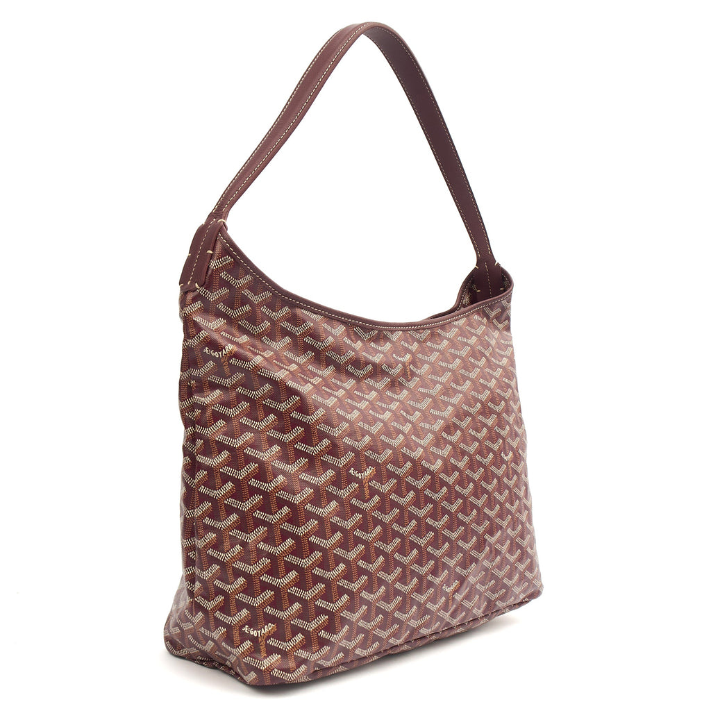 Goyard Shoulder Bag Boheme Hobo in Red, Leather