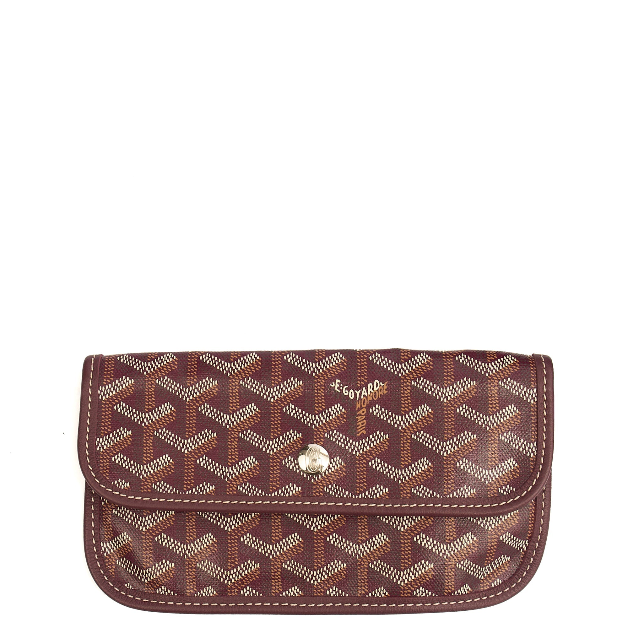Goyard Shoulder Bag Boheme Hobo in Red, Leather