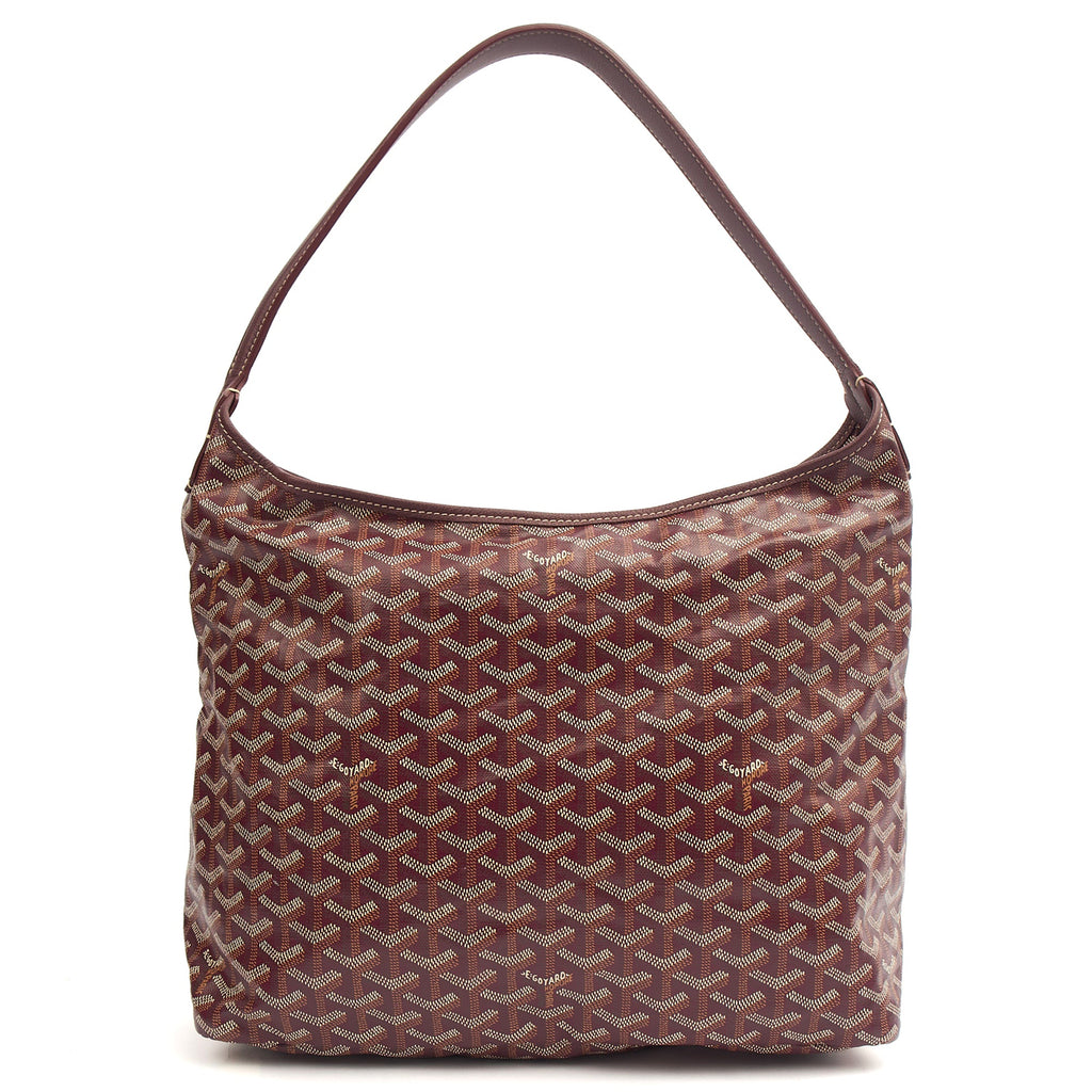 Goyard Shoulder Bag Boheme Hobo in Red, Leather