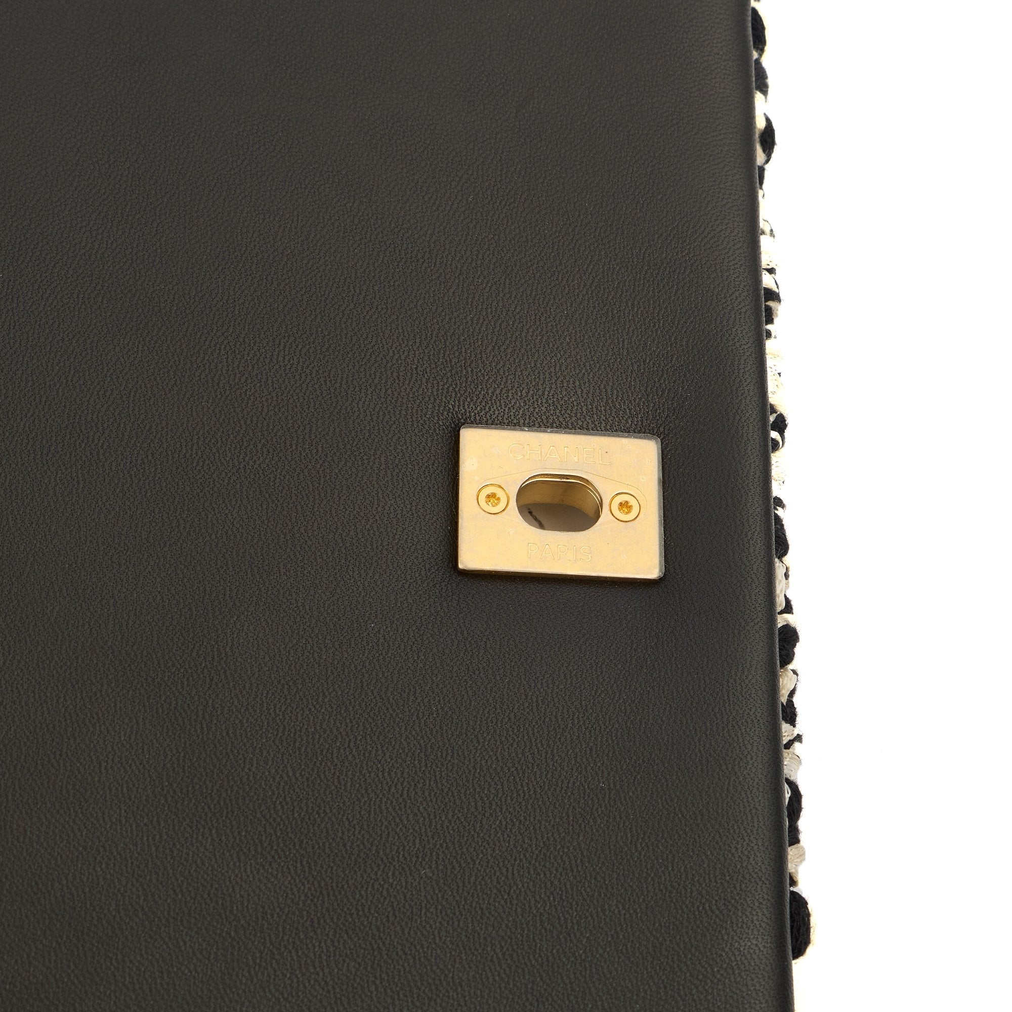 Chanel Top Handle Coco Top Handle in Black, Fabric