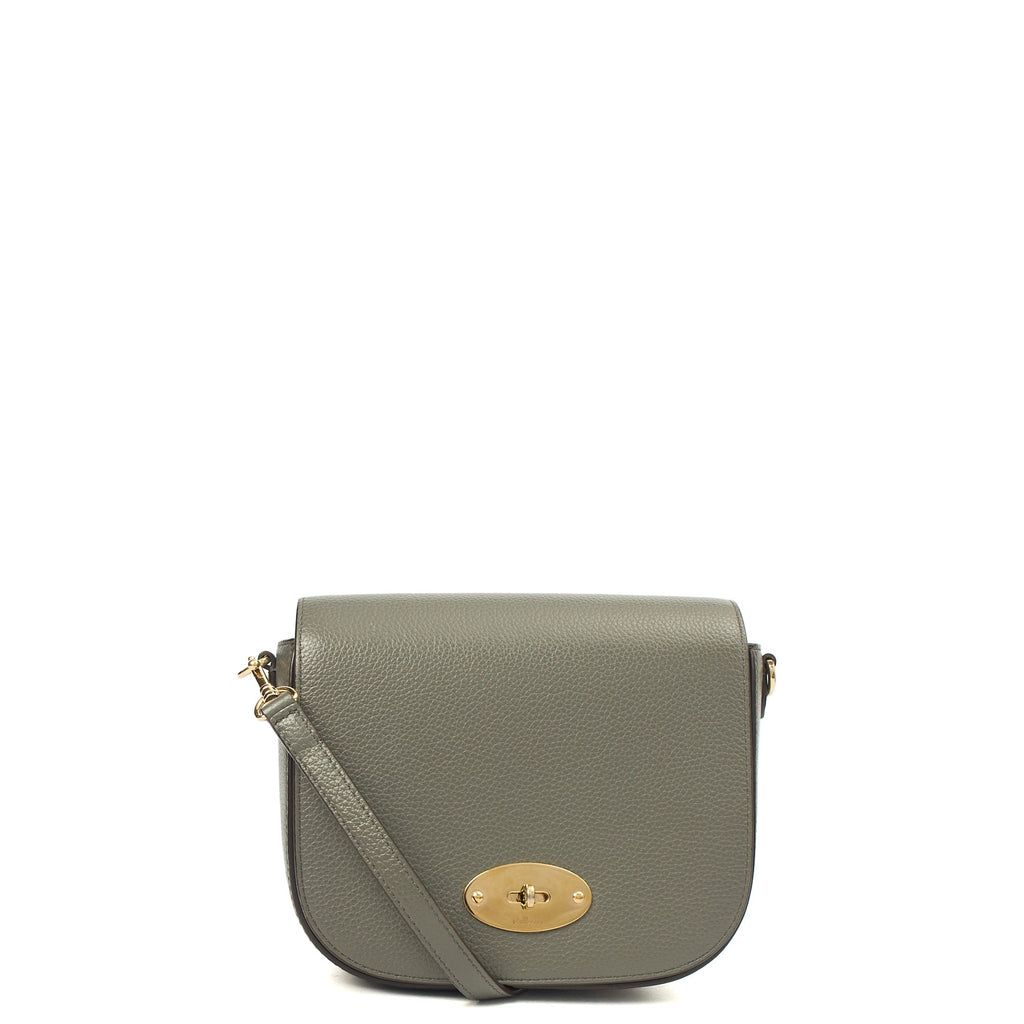 Mulberry Cross Body Darley Shoulder Bag - Small  in Charcoal Grey, Leather