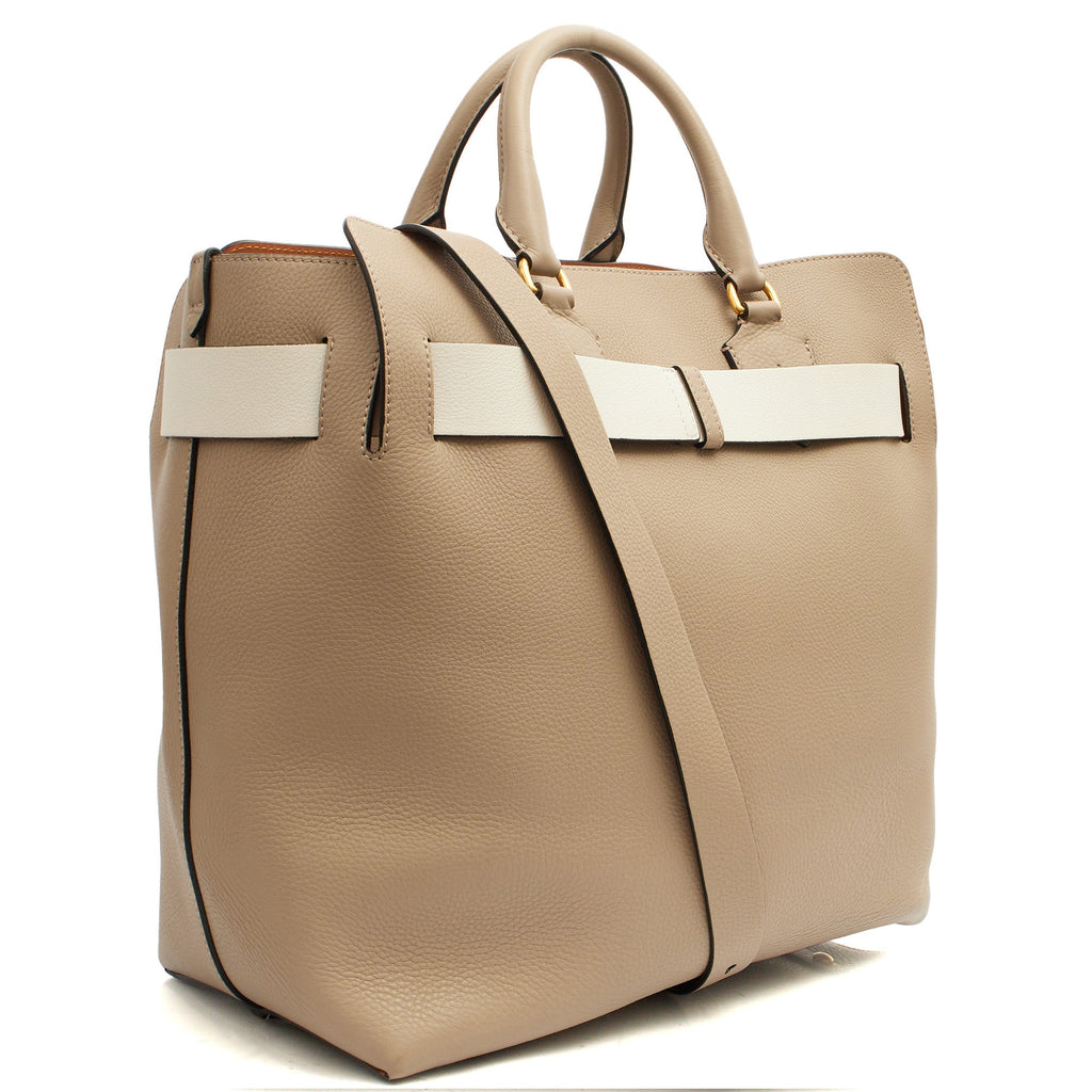 Burberry Tote Belt Bag - Large in Grey, Leather