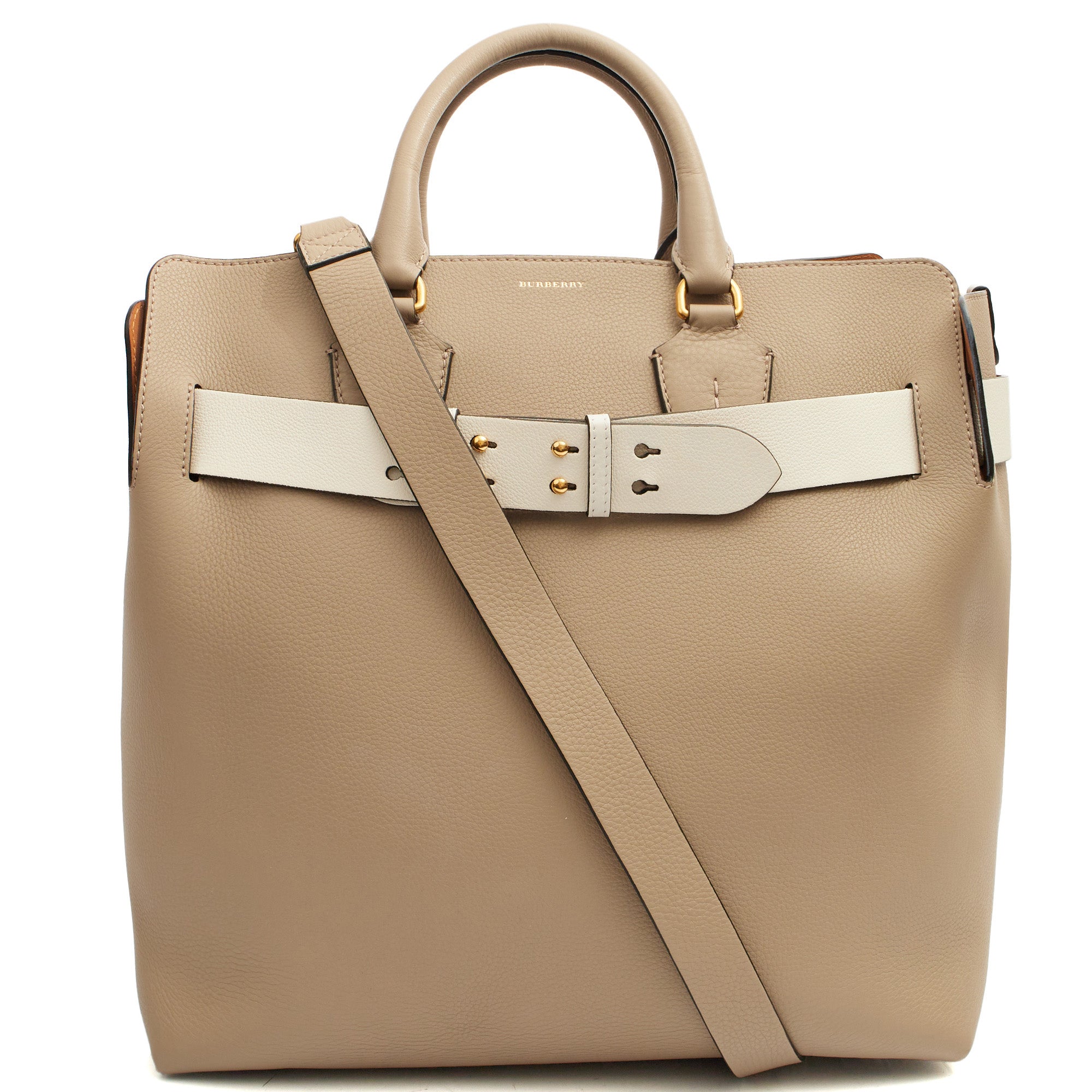 Burberry Tote Belt Bag - Large in Grey, Leather