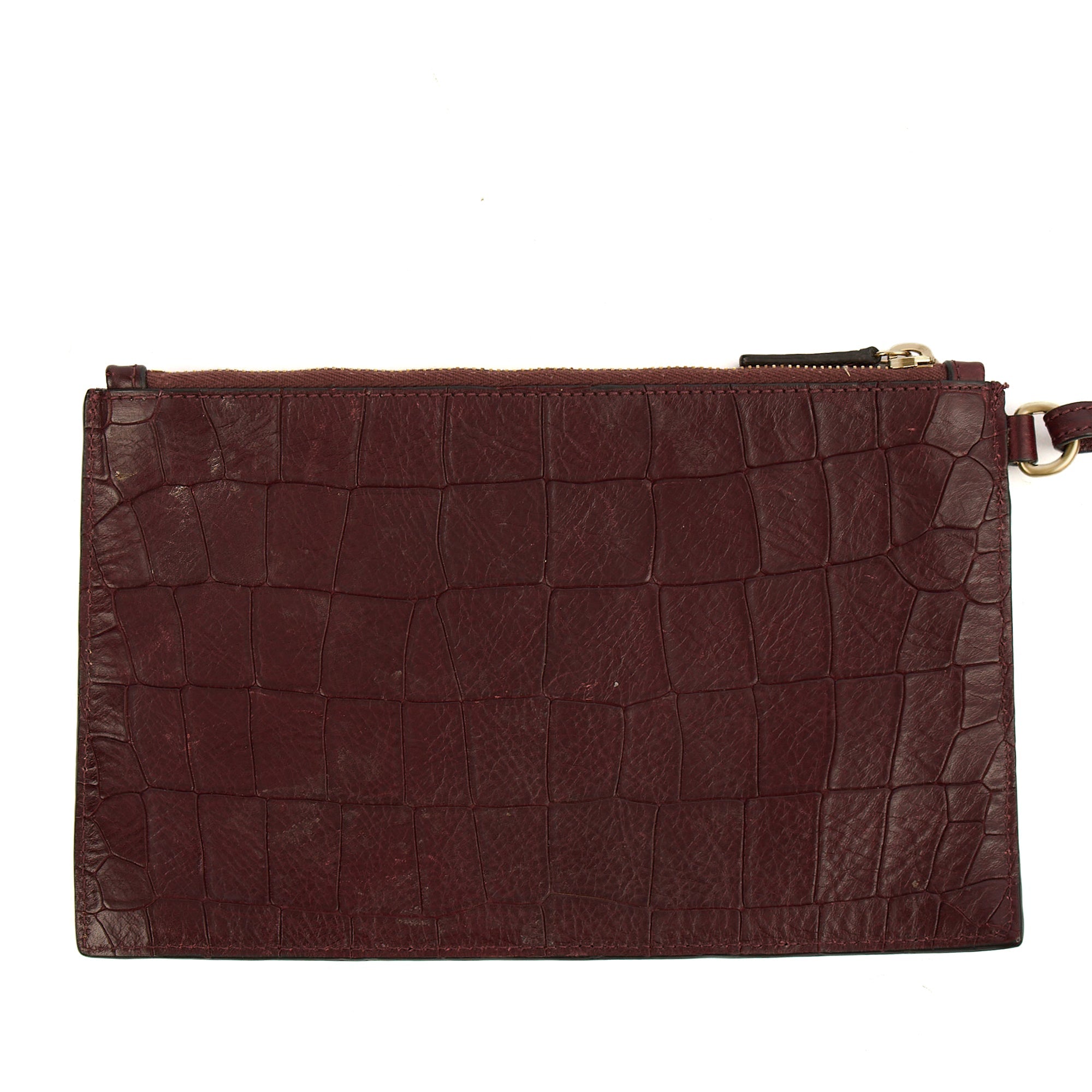Mulberry Tote Kite Tote in Oxblood, Exotic Effect Leather