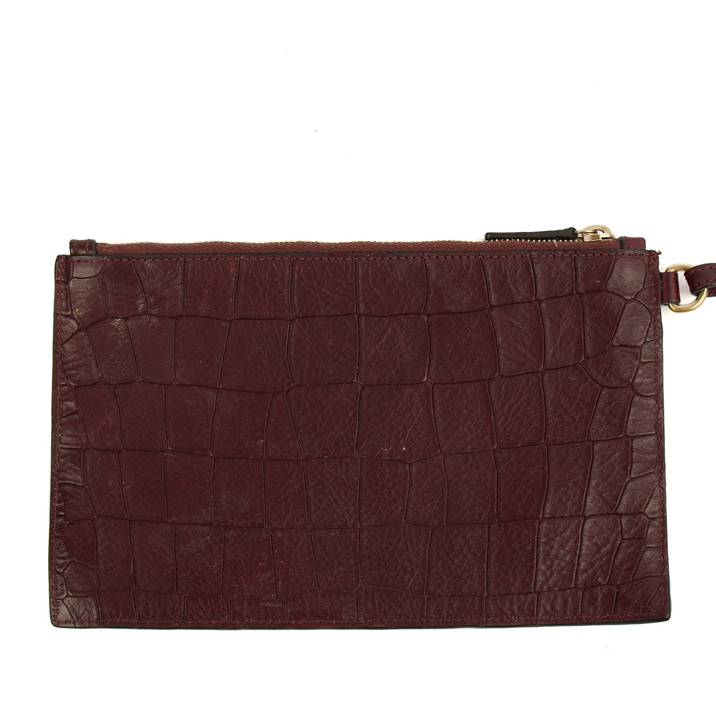 Mulberry Tote Kite Tote in Oxblood, Exotic Effect Leather