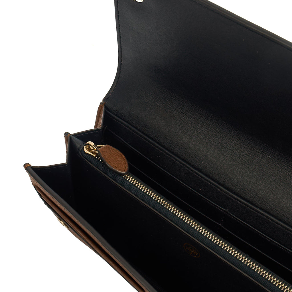 Mulberry Purse Wallet in Oak, Leather