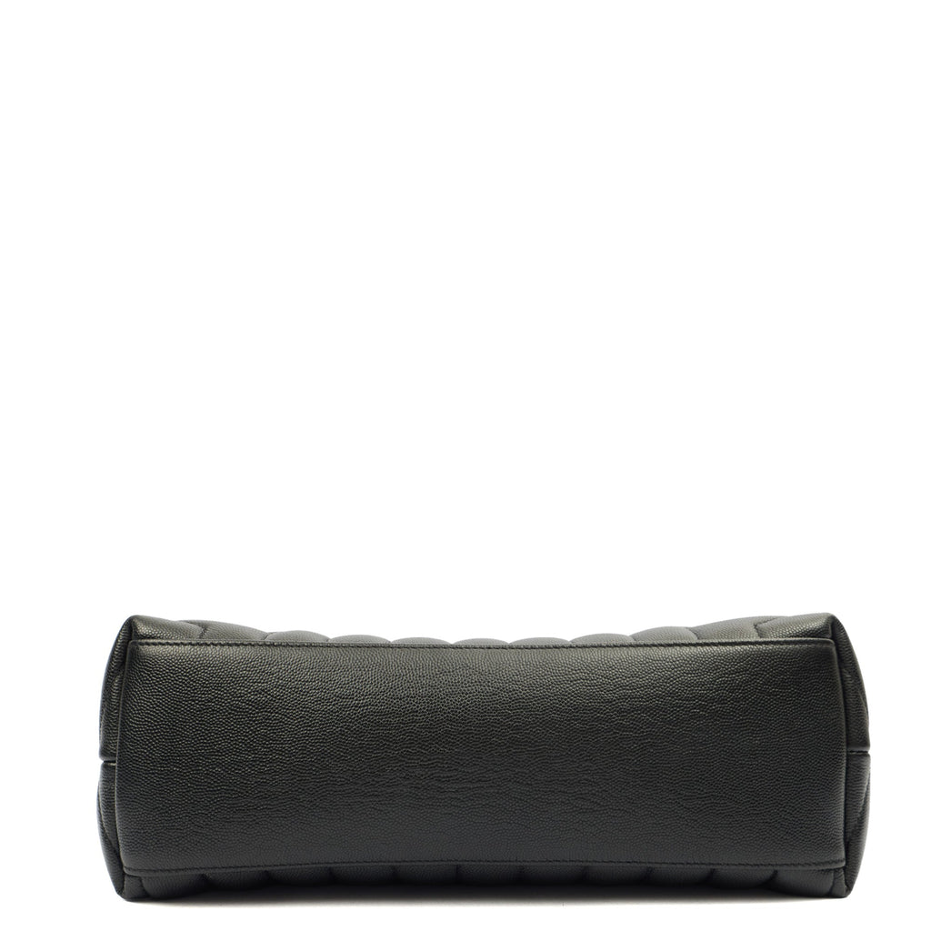 Saint Laurent Shoulder Bag Lou Lou - Medium in Black, Leather