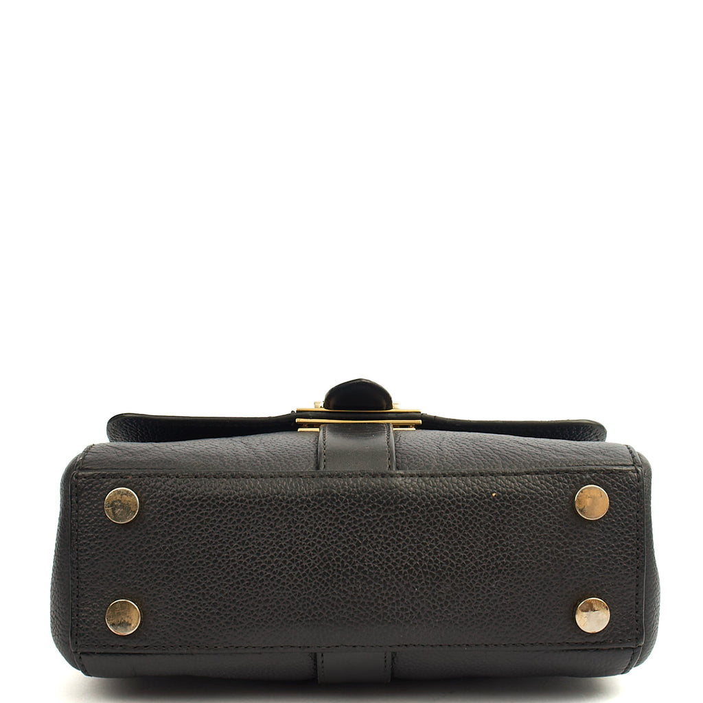 Aspinal of London Cross Body Lottie in Black, Leather