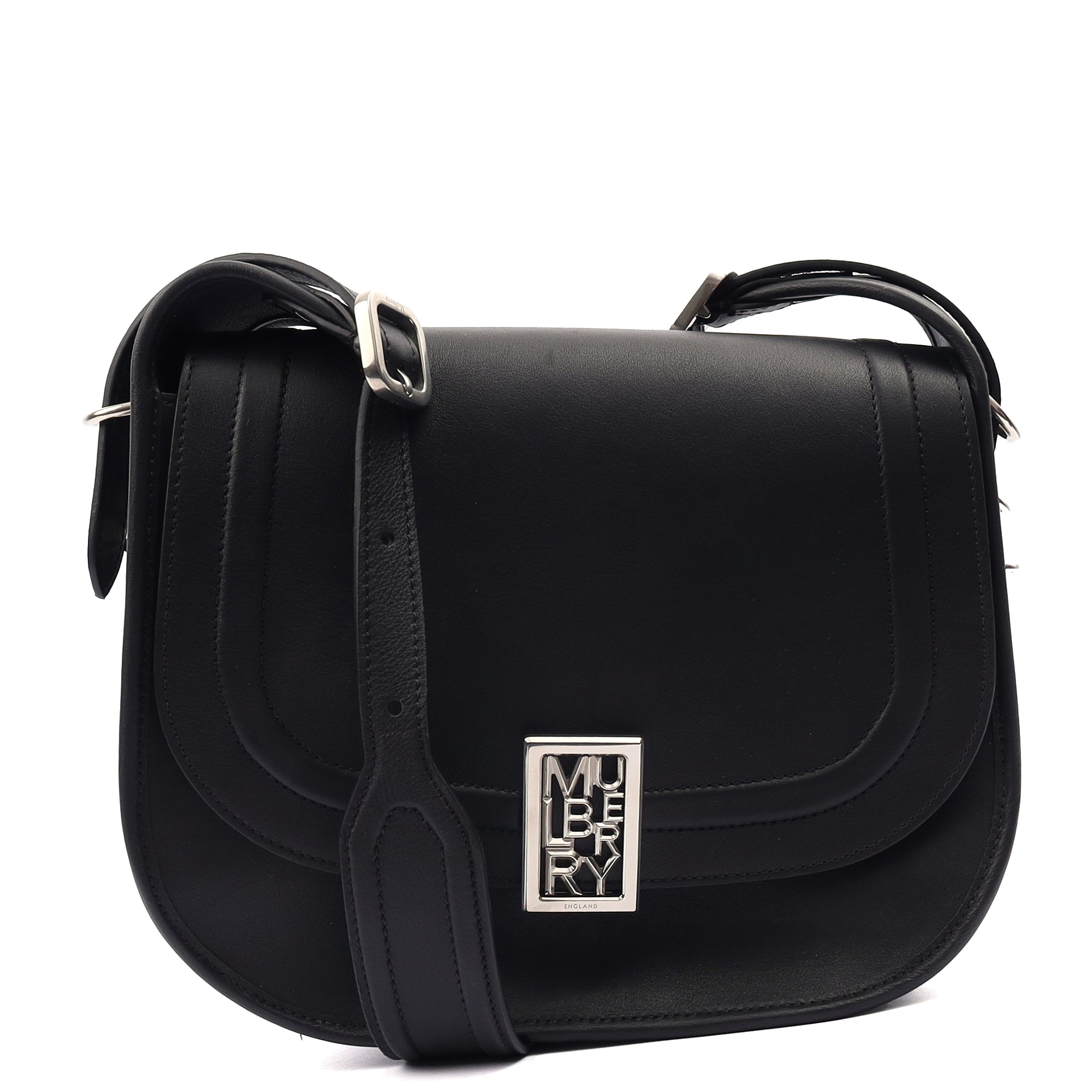 Mulberry Cross Body Sadie - Square in Black, Leather
