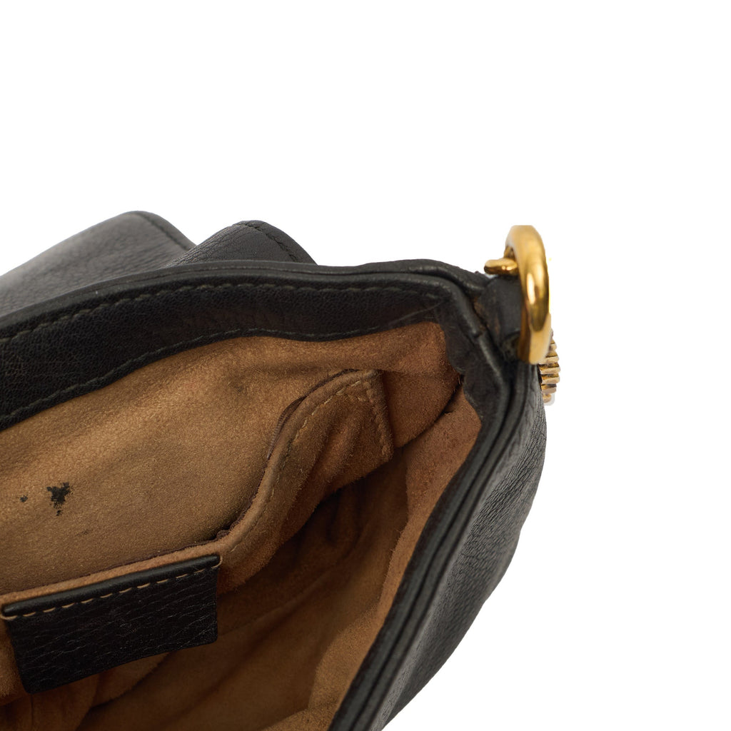 Gucci Cross Body 1973 Crossbody in Black, Leather