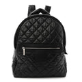 Nylon Quilted Coco Cocoon Backpack Black