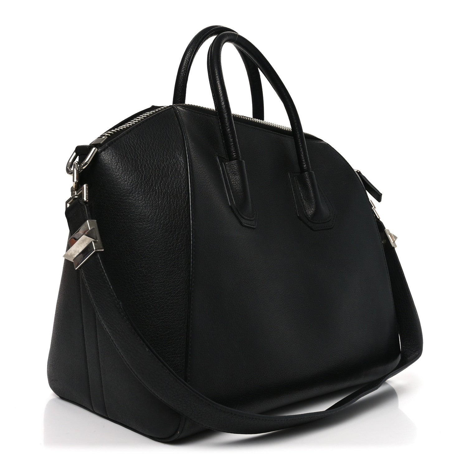 Sugar Goatskin Medium Antigona Black