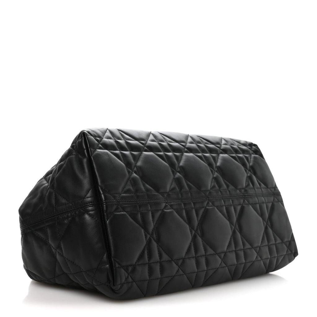 Calfskin Macrocannage Large Toujours Black