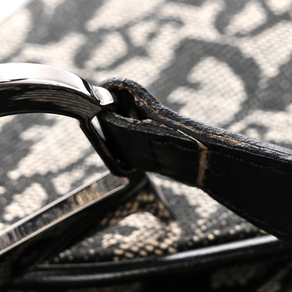 Monogram Saddle Bag Black