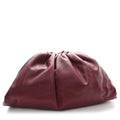 Smooth Butter Calf The Pouch Oversized Clutch Bordeaux
