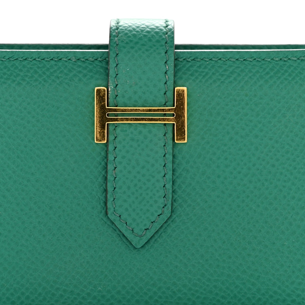 Epsom Mini Bearn Wallet Vert Jade
