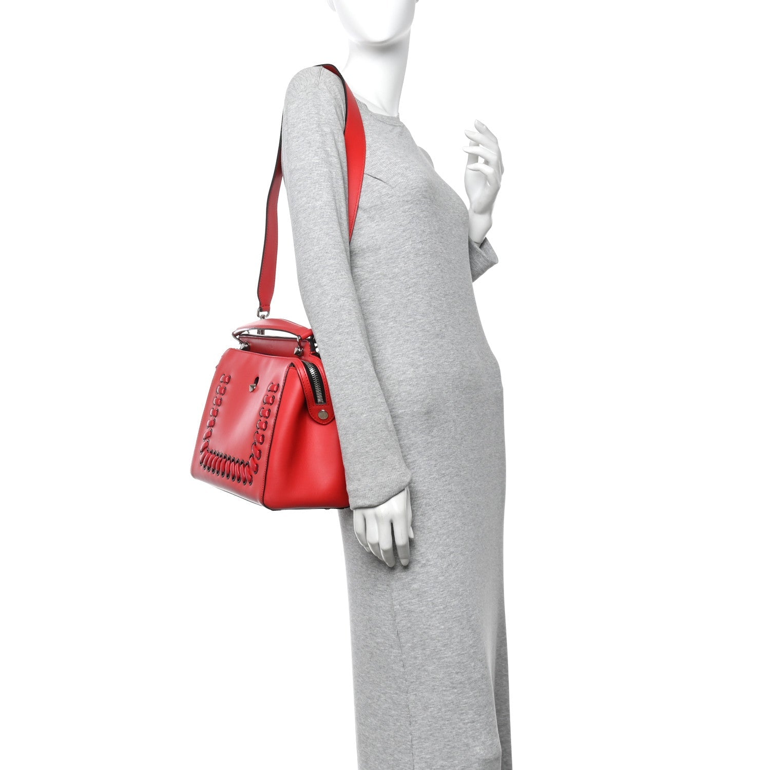Vitello Baltico Dolce Shiny Nappa DotCom Satchel Caipiroska Bubblegum