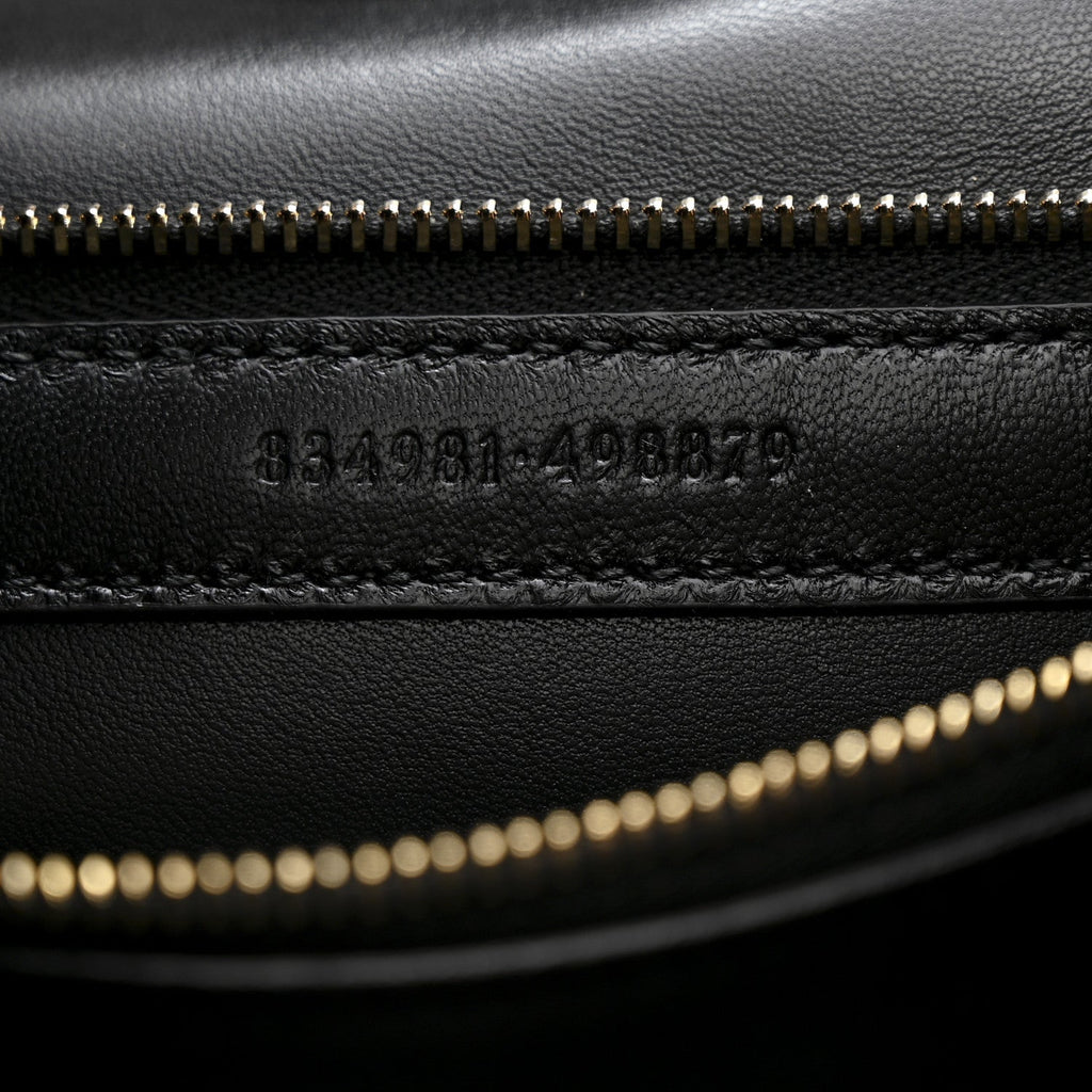 Suede Micro GG Calfskin B Medium Shoulder Bag  Arabella Black