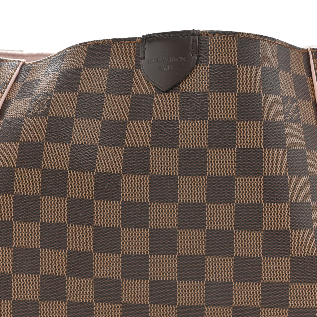 Damier Ebene Caissa Hobo Rose Ballerine